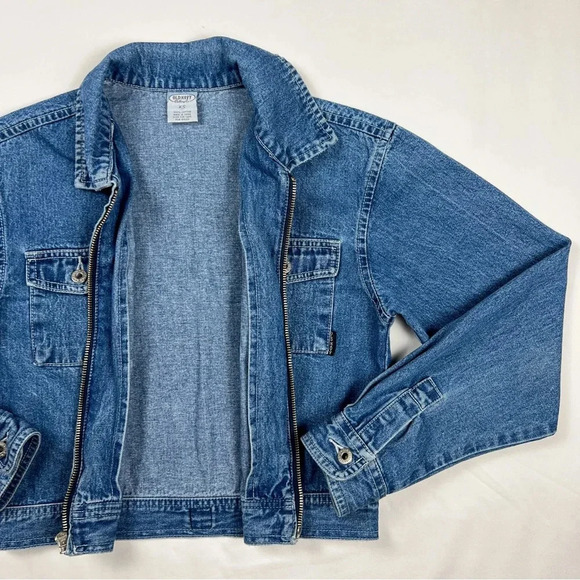 Y2K Old Navy Cropped Denim Jacket - Picture 6 of 9